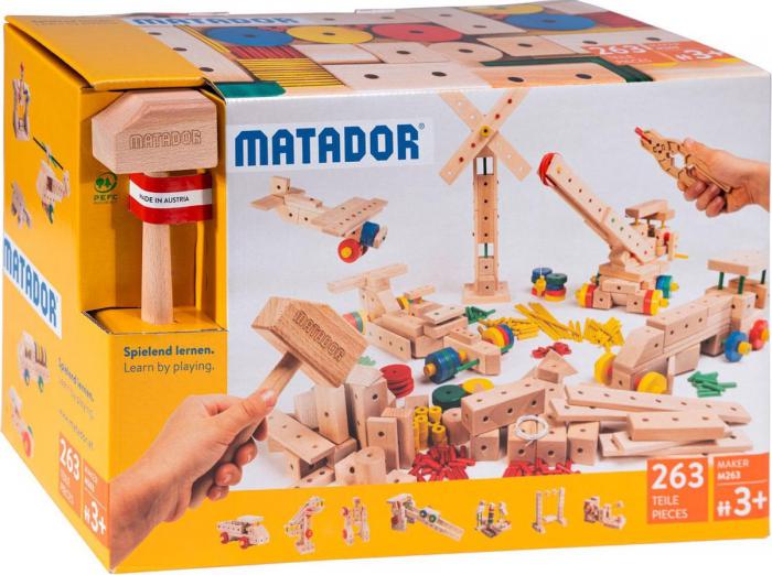 Matador Maker M 263 houten constructieset 263-delig
